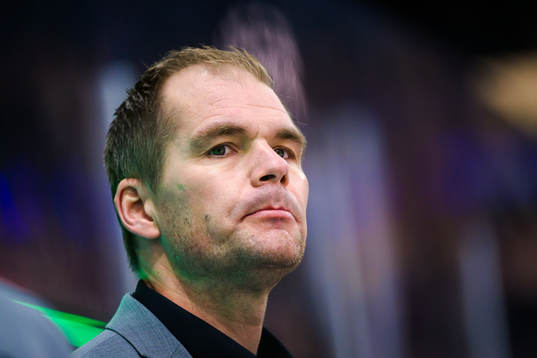 Färjestads tränare Tomas Mitell