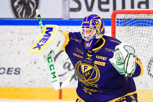 Färjestads målvakt Dennis Hildeby