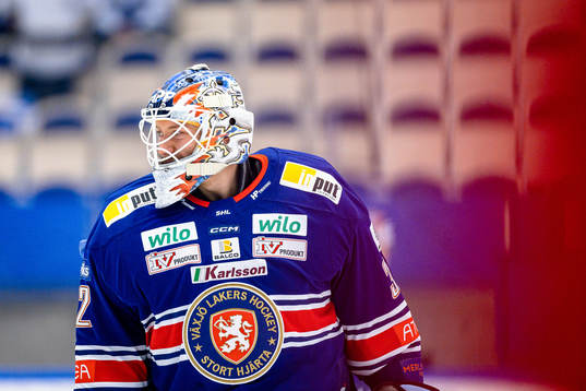 Växjös målvakt Emil Larmi
