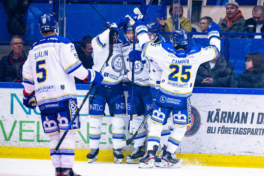 Leksands Max Veronneau jublar