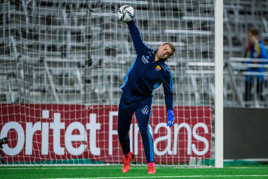 Djurgårdens målvakt Aleksandr Vasyutin