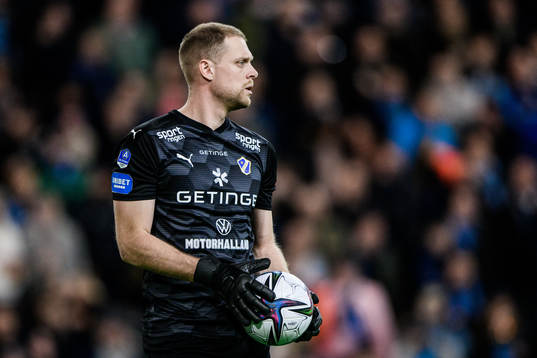 Halmstads målvakt Malkolm Nilsson Säfqvist