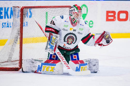 Frölundas målvakt Matthew Tomkins