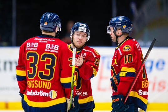 Djurgårdens Filiph Engsund, Emil Berglund och Niclas