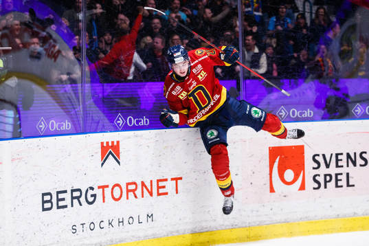 Djurgårdens Filip Cederqvist jublar