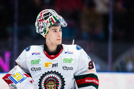 Frölundas målvakt Matthew Tomkins