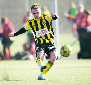 i träningsmatchen mellan IFK Hässleholm och Asarum i