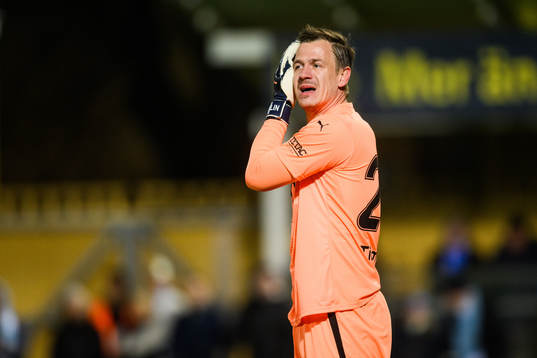 Malmö FFs målvakt Johan Dahlin