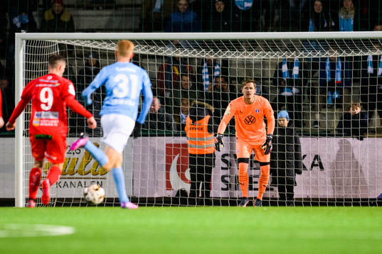 Malmö FFs målvakt Johan Dahlin