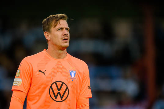 Malmö FFs målvakt Johan Dahlin