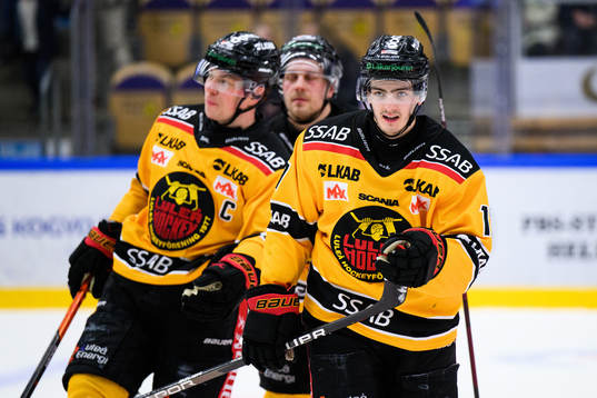 Luleås Isac Brännström jublar