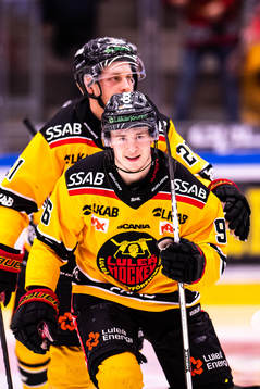 Luleås Pontus Andreasson jublar