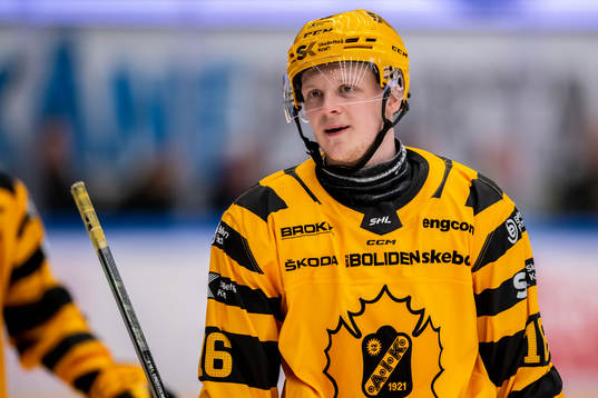 Skellefteås Linus Lindström  deppar