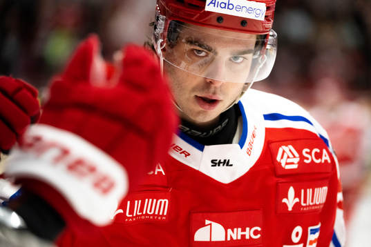 Timrås Viktor Lodin jublar
