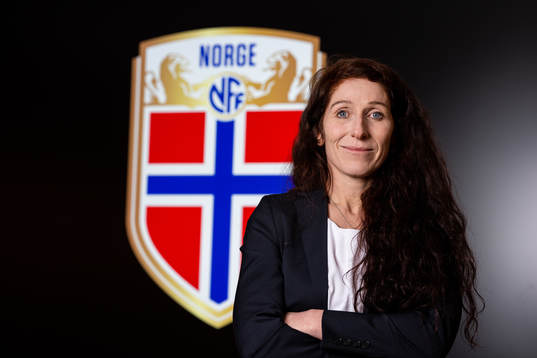 Lise Klaveness poses for a portrait