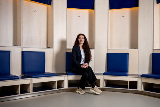 Lise Klaveness poses for a portrait