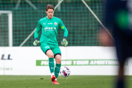 Goalkeeper Kalle Joelsson of Helsingborg