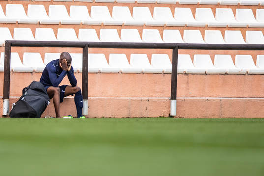 Ravy Tsouka-Dozi of Helsingborg looks dejected