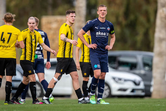 Dennis Olsson of Helsingborg looks dejected