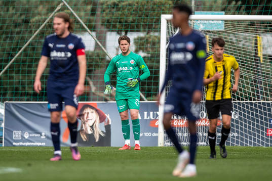 Goalkeeper Kalle Joelsson of Helsingborg looks dejected