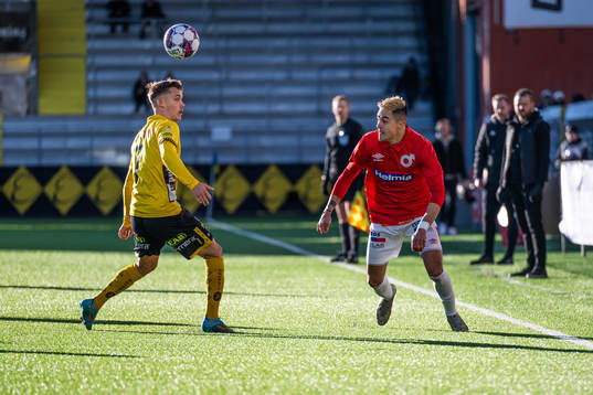 Elfsborgs Jacob Ondrejka och Degerfors Diego Campos