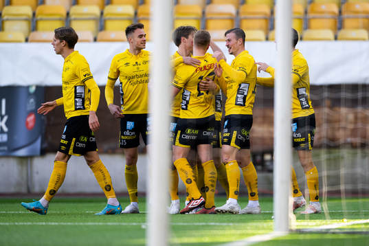 Elfsborgs spelare jublar