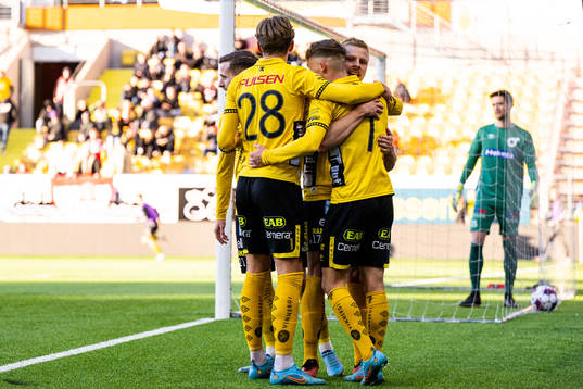 Elfsborgs spelare jublar