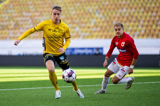 Elfsborgs Jeppe Møldrup Okkels och Degerfors Diego Campos