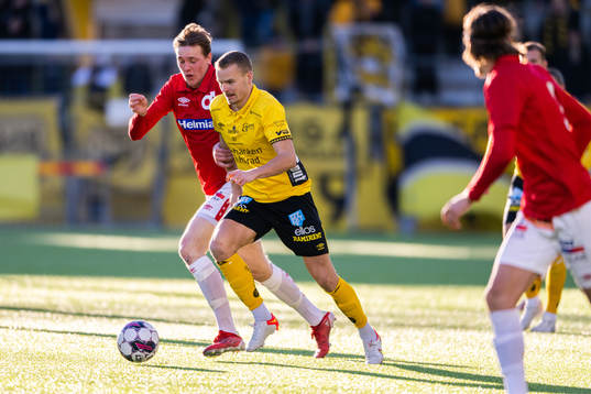 Degerfors Adam Carlén och Elfsborgs Gustav Henriksson