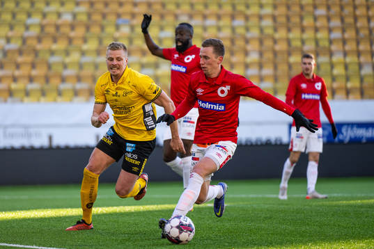 Elfsborgs Per Frick och Degerfors Erik Lindell