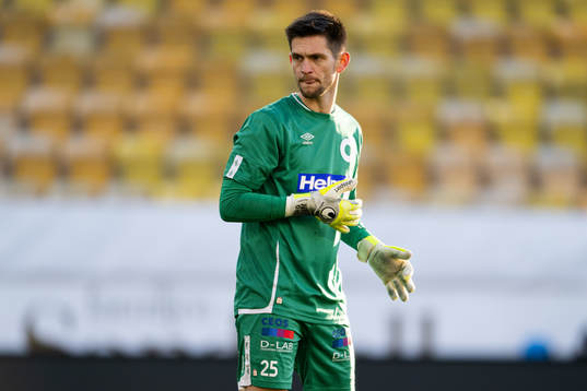 Degerfors målvakt Jeffrey Gal