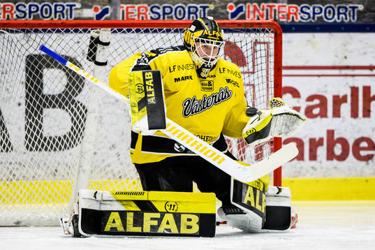 Västerås målvakt Linus Ryttar