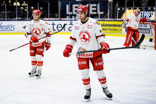 Troja/Ljungbys Daniel Karlsson och August Nilsson deppar