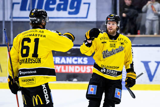 Västerås Lukas Zetterberg jublar