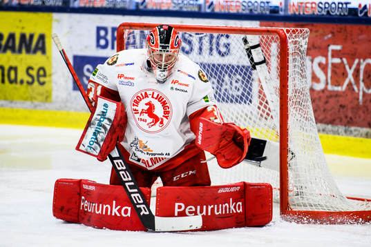 Troja/Ljungbys målvakt Markus Ruusu