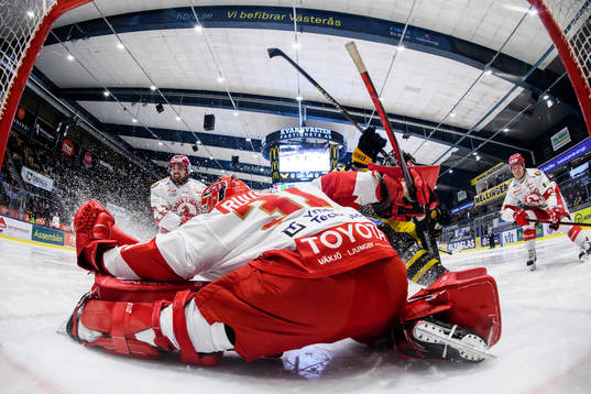 Troja/Ljungbys målvakt Markus Ruusu