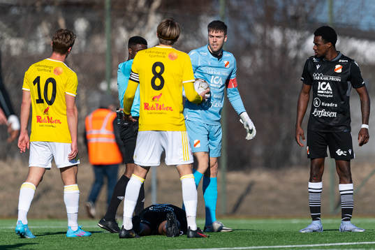 Ytterhogdals målvakt Henrik Regitnig