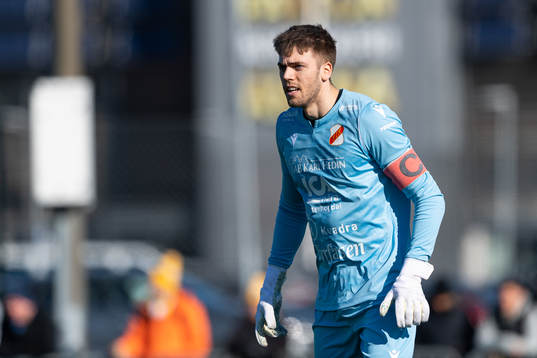Ytterhogdals målvakt Henrik Regitnig