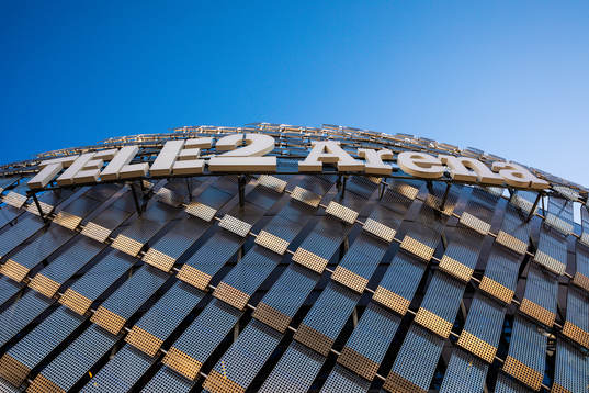 Exteriör av Tele2 Arena