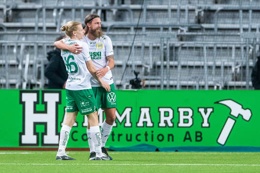 Hammarbys Bjørn Paulsen jublar
