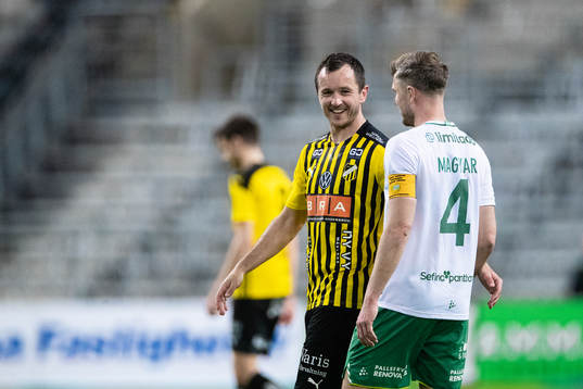 Häckens Even Hovland och Hammarbys Richard Magyar