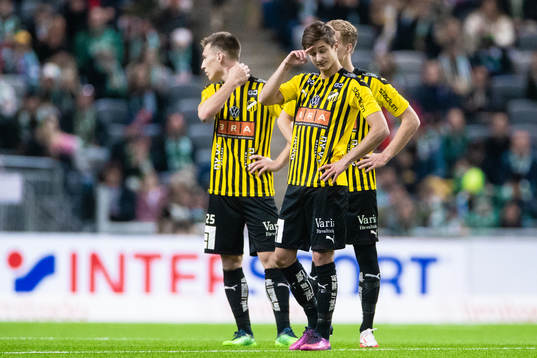 Häckens Kristoffer Lund Hansen, Gustav Berggren och Leo