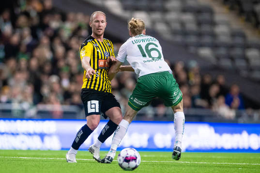Häckens Mikkel Rygaard Jensen och Hammarbys Gustav