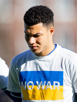 IFK Göteborgs Alexander Jallow på line up