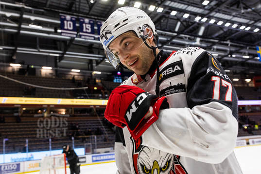 Malmö Redhawks Pathrik Westerholm jublar