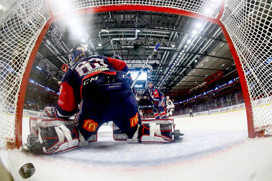 Mål av Malmö Redhawks förbi Linköpings målvakt Marcus