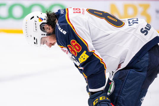 Djurgårdens Eric Gelinas deppar