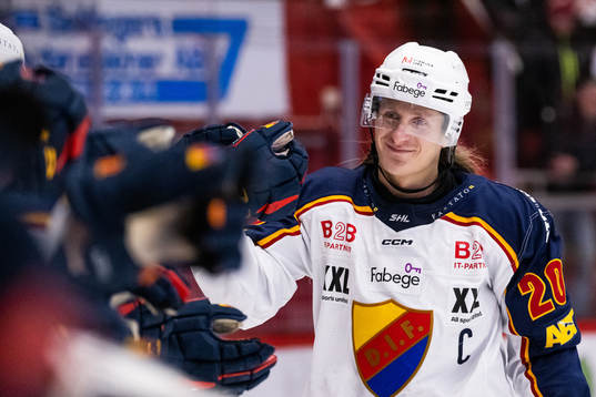 Djurgårdens Marcus Sörensen jublar