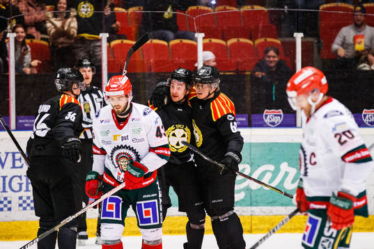 Brynäs Tom Hedberg jublar