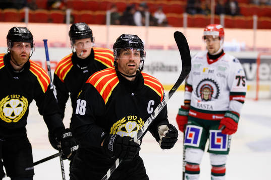 Brynäs Anton Rödin jublar